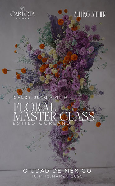 FLORAL MASTER CLASS ESTILO COREANO