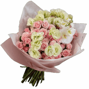 Pastel colors, Medium Bouquet